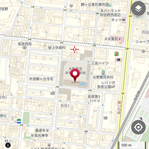 大阪学芸高校,地図
